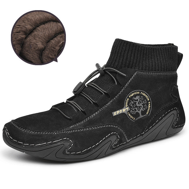 Martin Boots with Plus Size Socks